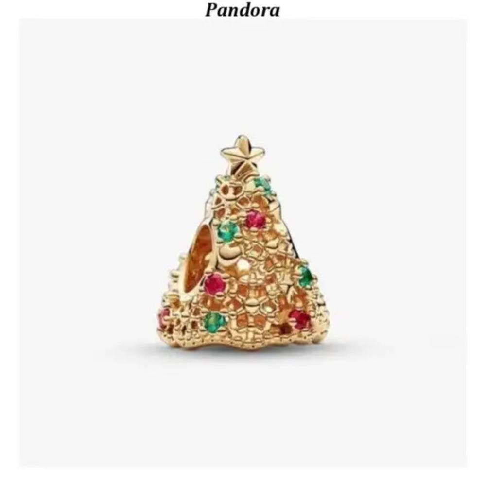 Pandora Glitter Christmas Tree Charm